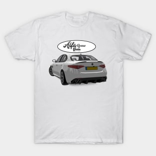 ALFA ROMEO Giulia Bianco Back T-Shirt